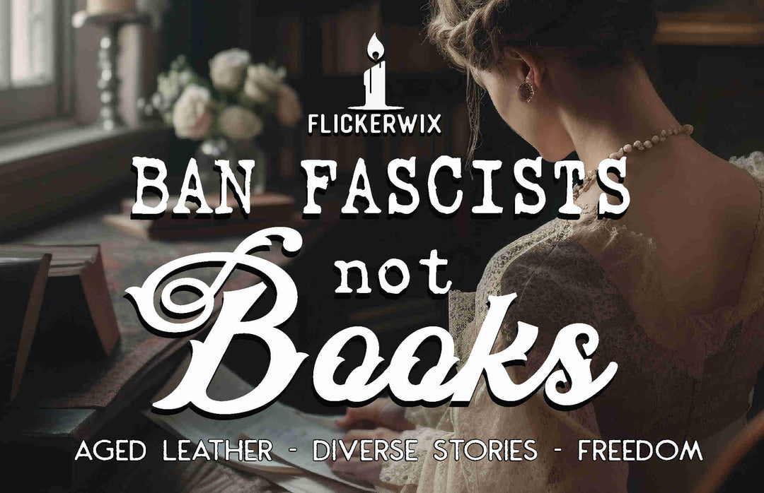 Ban Fascists, Not Books! (General Bookish - Charity Candle)